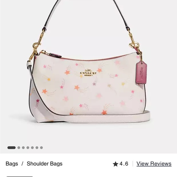 Coach Clara Shoulder Bag With Shooting Star Print. BNWT - Picture 8 of 11